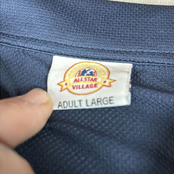 Cooperstown All Star Village Polo Tshirt Adult Large Baseball Sports - Picture 3 of 8